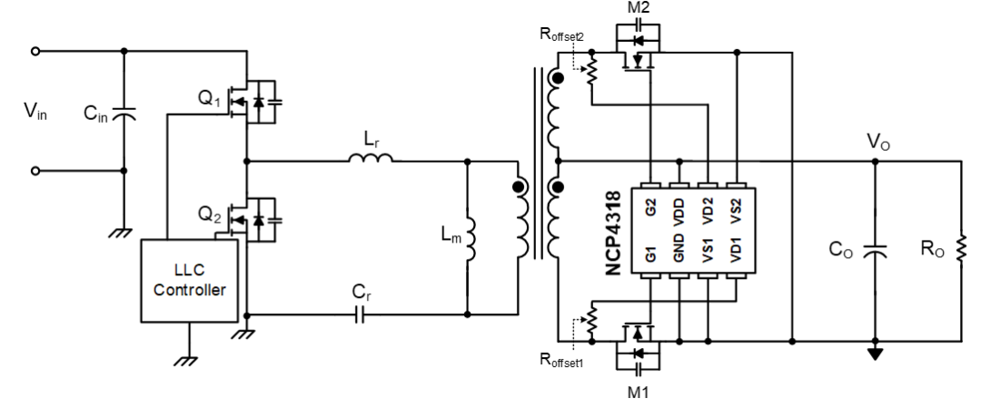 LLC電源<b class='flag-5'>轉(zhuǎn)換器</b>同步整流應(yīng)用<b class='flag-5'>電路</b>及工作原理