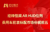 經(jīng)緯恒潤(rùn)AR <b class='flag-5'>HUD</b>市占率躋身前五！