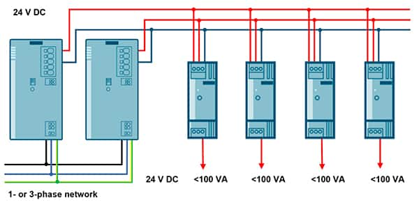 1+1 冗余电源示意图