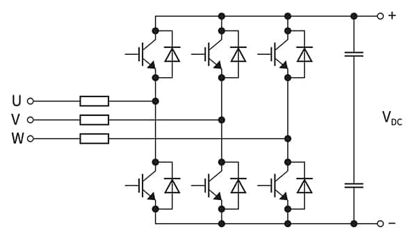 有源整流器用 IGBT 取代了整流电路中的二极管或晶闸管