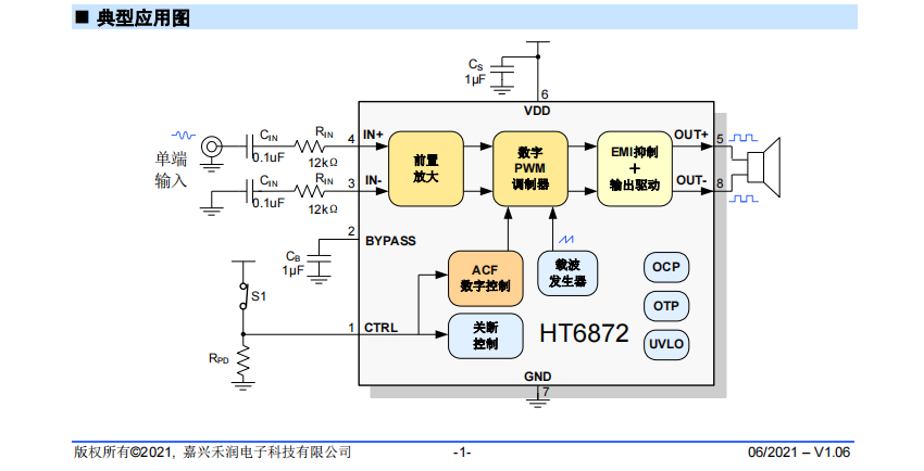 音频功率放大器