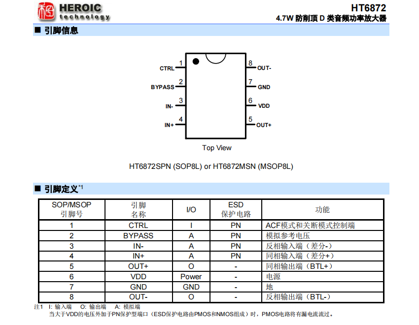 音频功率放大器