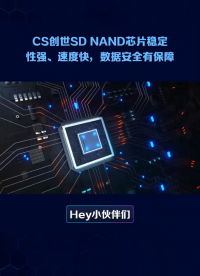 #CS創(chuàng)世SD NAND閃存芯片在穩(wěn)定性、速度和數(shù)據(jù)安全方面出色，能夠滿足現(xiàn)代電子設(shè)備和應(yīng)用對(duì)#存儲(chǔ) 技術(shù)要求