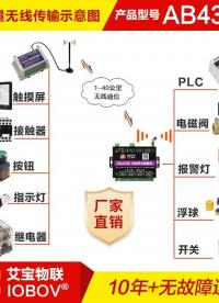 艾寶物聯(lián)AB433E開關(guān)量無線傳輸模塊