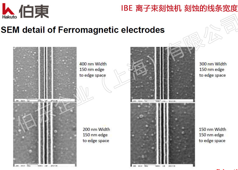 IBE 离子束刻蚀机 刻蚀的线条宽度