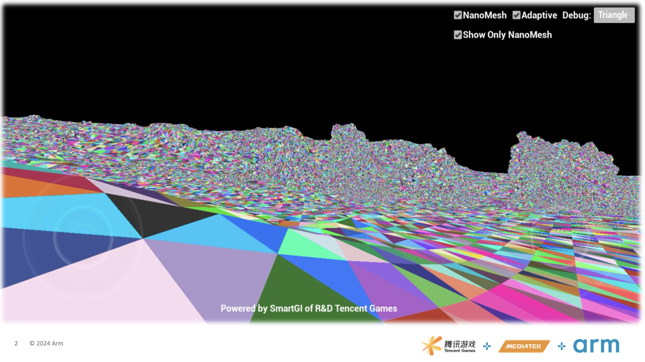 Arm展示全新渲染技術NanoMesh