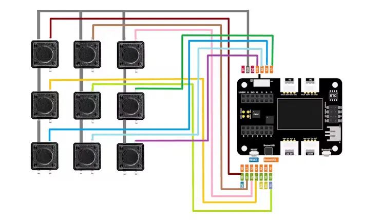 基于XIAO SAMD21开发板的数字键盘制作方案