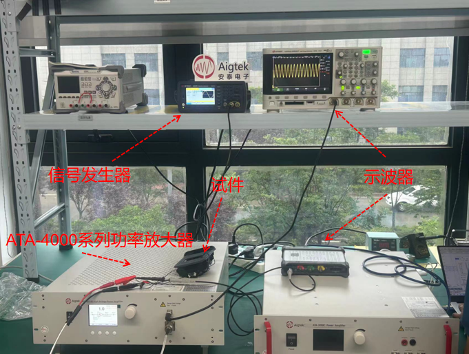 道路車輛電子設(shè)備疊加交流電壓(紋波注入)實(shí)驗(yàn)實(shí)拍圖