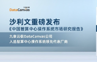 <b class='flag-5'>九章</b><b class='flag-5'>云</b><b class='flag-5'>極</b><b class='flag-5'>DataCanvas</b>公司入選沙利文權(quán)威報(bào)告領(lǐng)先代表廠商