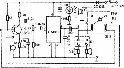 传呼器的电路原理图