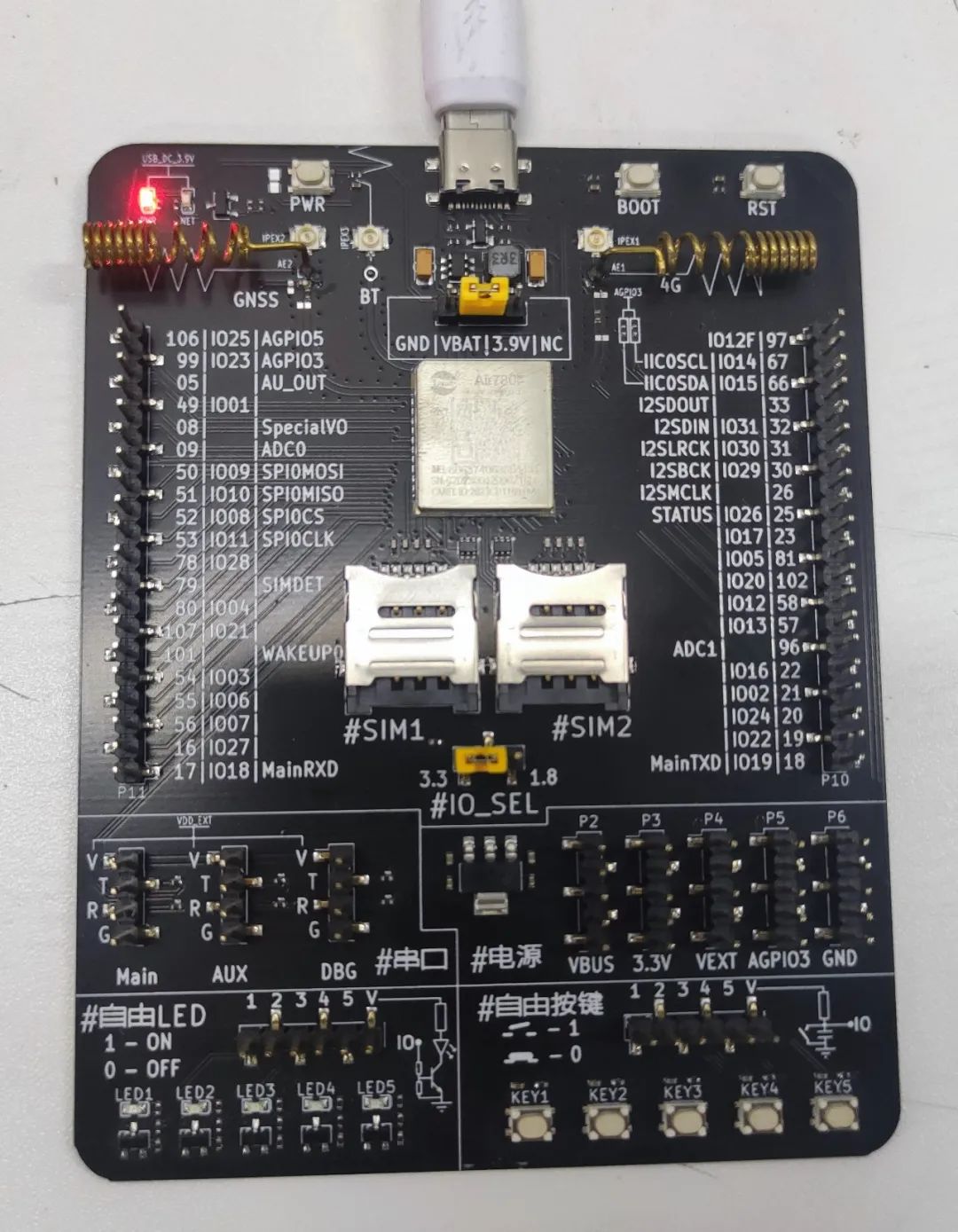 低功耗4G模组：LCD应用示例