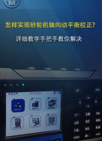 如何快速進(jìn)行砂輪機(jī)軸向動平衡校正？#動平衡儀
#現(xiàn)場動平衡儀
 #動平衡服務(wù) #動平衡校正
 