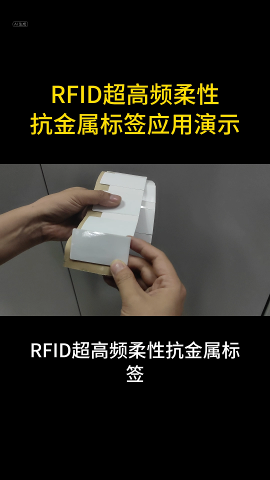 今天給大家演示下RFID超高頻柔性抗金屬標簽如何應(yīng)用 #rfid標簽 #超高頻標簽 #抗金屬標簽 