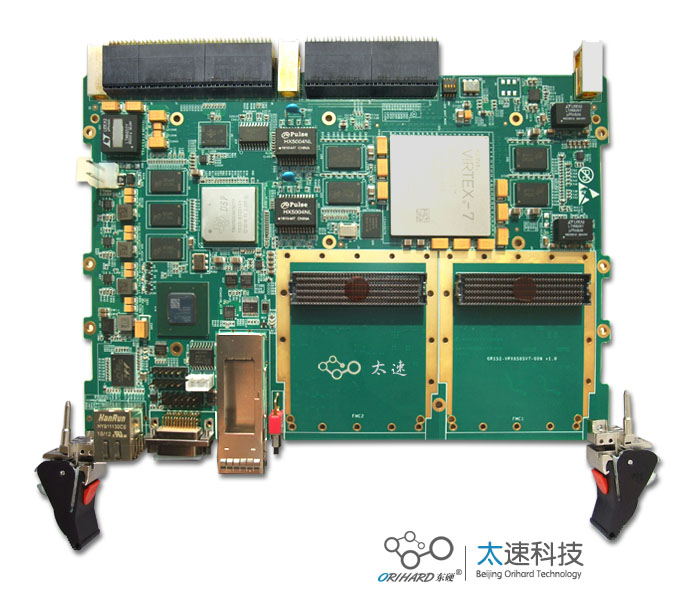 基于DSP TMS320C6678+FPGA <b class='flag-5'>XC7</b>V690T的6U VPX信号处理卡