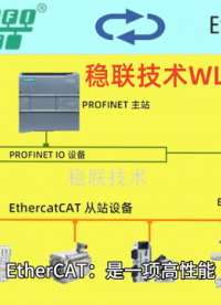 打败西门子协议网关交互明星EtherCAT主转Profinet从协议转换网关#plc教学 