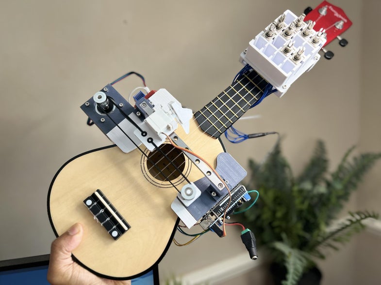 Self-playing Ukulele Robot Using Arduino