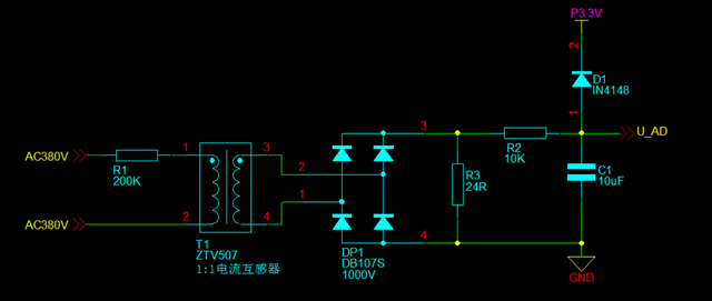 分享三种不同的电压采样电路