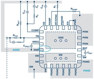 开关稳压器的AGND和PGND接地问题处理-稳压开关电源怎么接线1