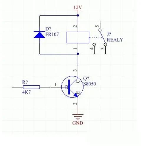 继电器为什么两端要并联二极管？-为什么继电器线圈处要加二极管电路16