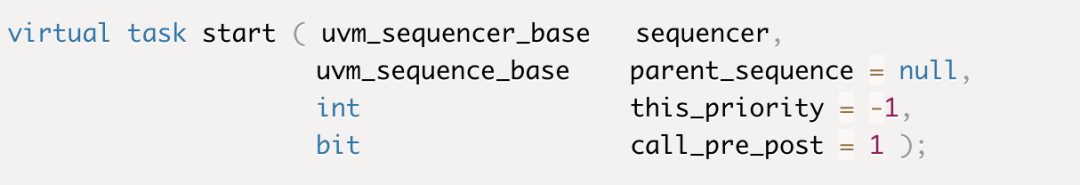 start()如何执行uvm_sequence