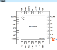 两相步进电机马达驱动芯片MS35776的基本介绍ob电竞(图1)