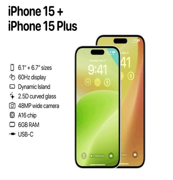 iPhone<b class='flag-5'>15</b><b class='flag-5'>机型</b>基本敲定，融入灵动岛和堆叠式摄像头