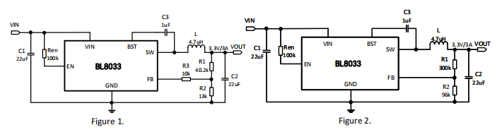 BL8033CB6TR 500 KHz、16V、3A同步降压转换器