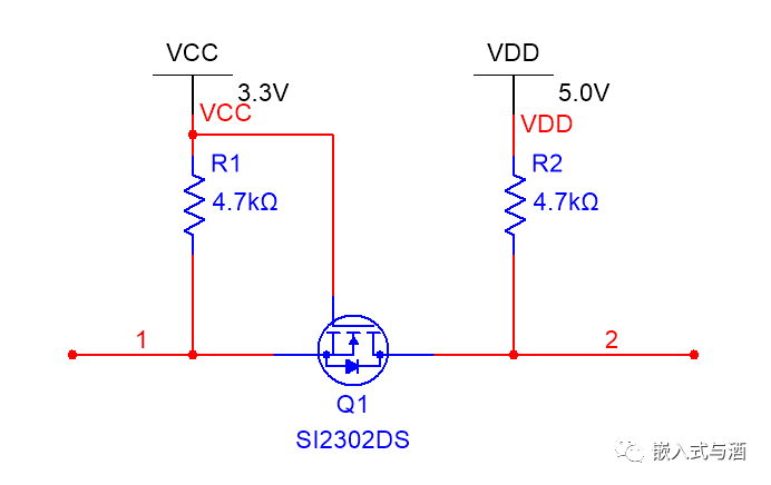 3.3V和5V双向电平转换电路解析