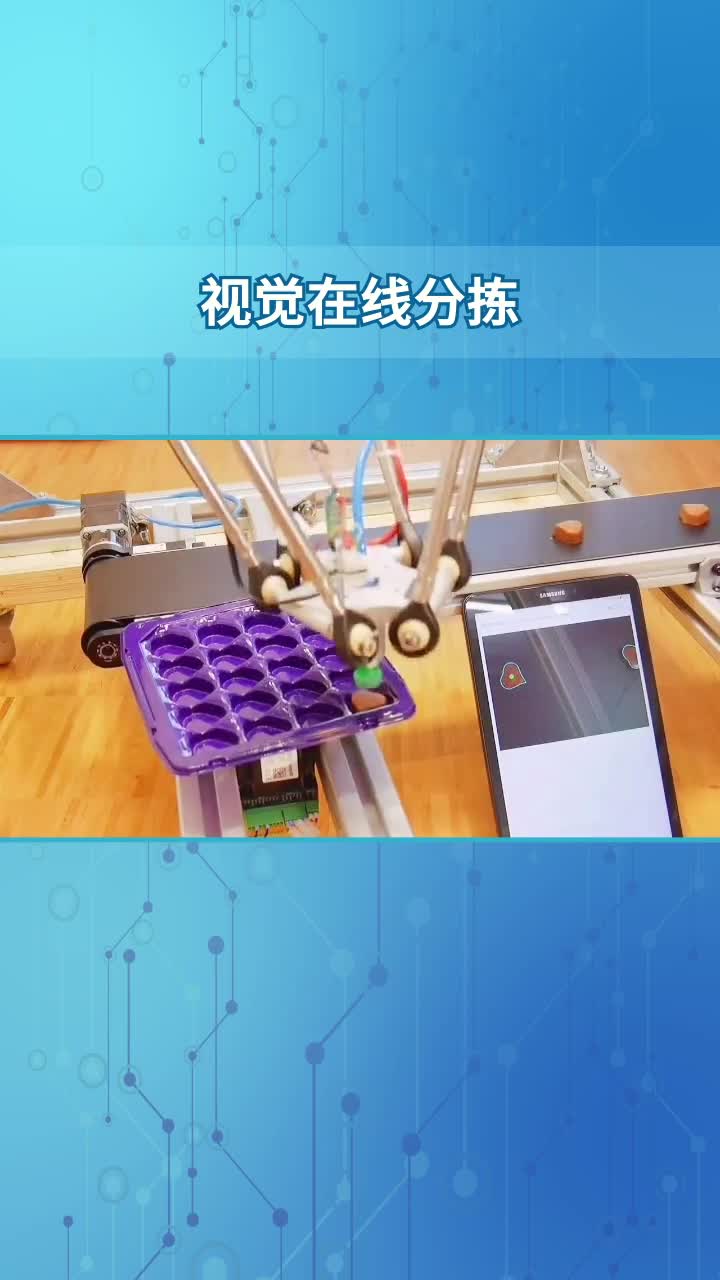 视觉在线分拣 #3D视觉 