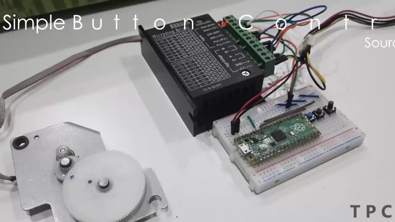 基于树莓派Pico设计的步进电机控制器#树莓派开发 