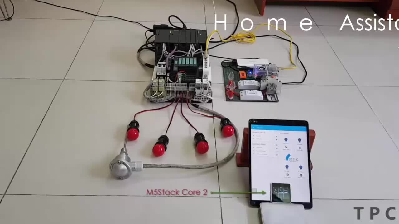 树莓派做的PLC电气设备控制面板#树莓派开发 