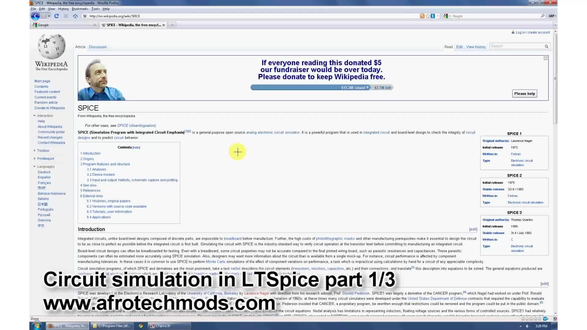 電路仿真工具 LTSpice 使用指南01