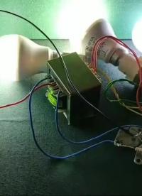 使用兩個大功率三極管做逆變器