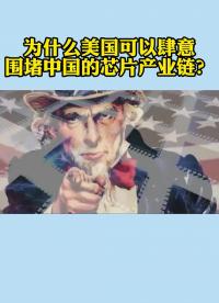 为什么美国可以肆意围堵中国的芯片产业链？#半导体 #芯片  