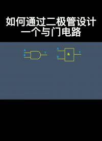 如何通過(guò)二極管設(shè)計(jì)一個(gè)與門(mén)電路#電路設(shè)計(jì) 