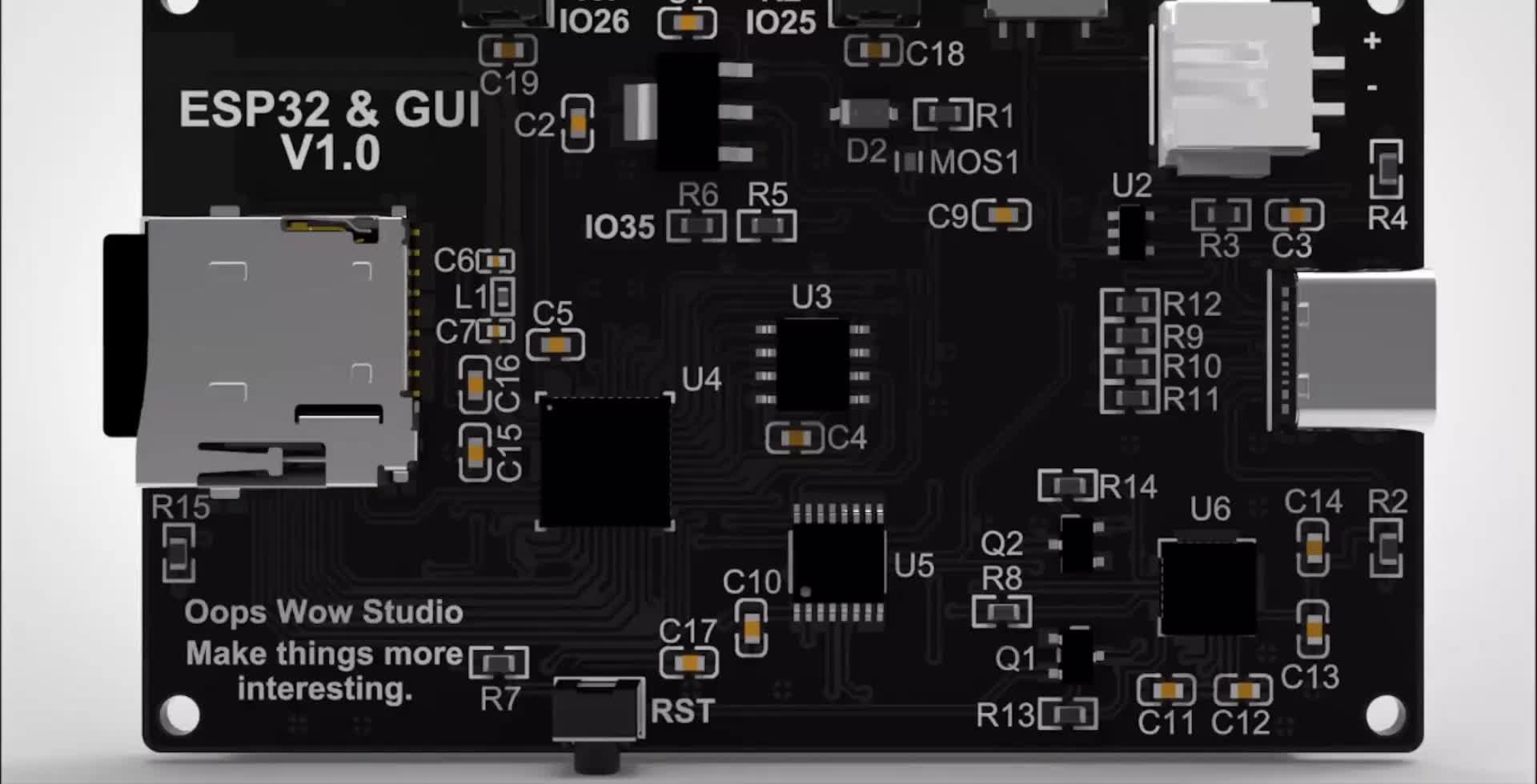 ESP32 GUI Board - 1-ESP32 GUI Board #ESP32 