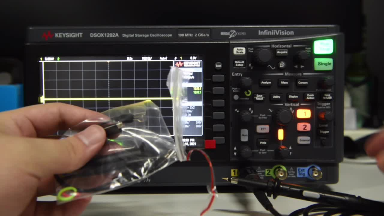 #硬聲新人計劃 是德科技 keysight DSOX 1202A 示波器 開箱（7）#儀器與儀表 