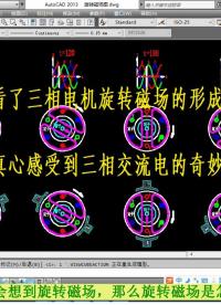 三相電機(jī)定子旋轉(zhuǎn)磁場(chǎng)是如何轉(zhuǎn)起來(lái)的？—電機(jī)拖動(dòng)與控制#電路設(shè)計(jì) 