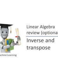 斯坦福公開課 - 吳恩達 機器學習 | 逆和轉置 #機器學習 