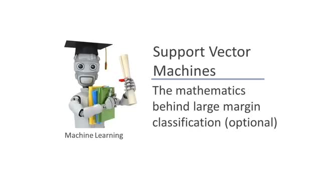 斯坦福公开课 - 吴恩达 机器学习 | 大间隔分离器的数学理解2-1 #机器学习 
