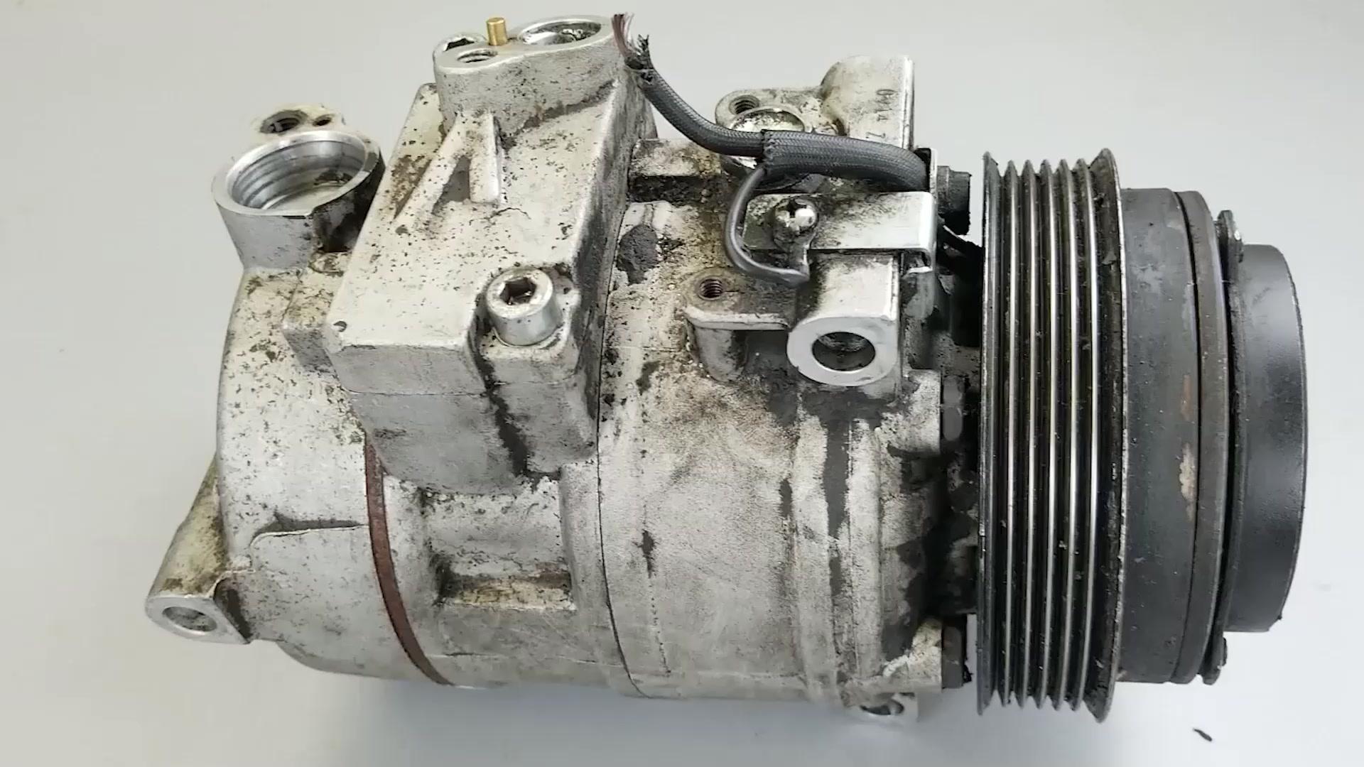 拆解汽車空調壓縮機，看看它內部構造以及工作原理.#硬核拆解 