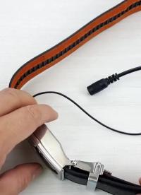 粉絲寄來圖傳設(shè)備，竟然收到一條皮帶，拆開后感覺是達(dá)文西制造的  #硬核拆解 