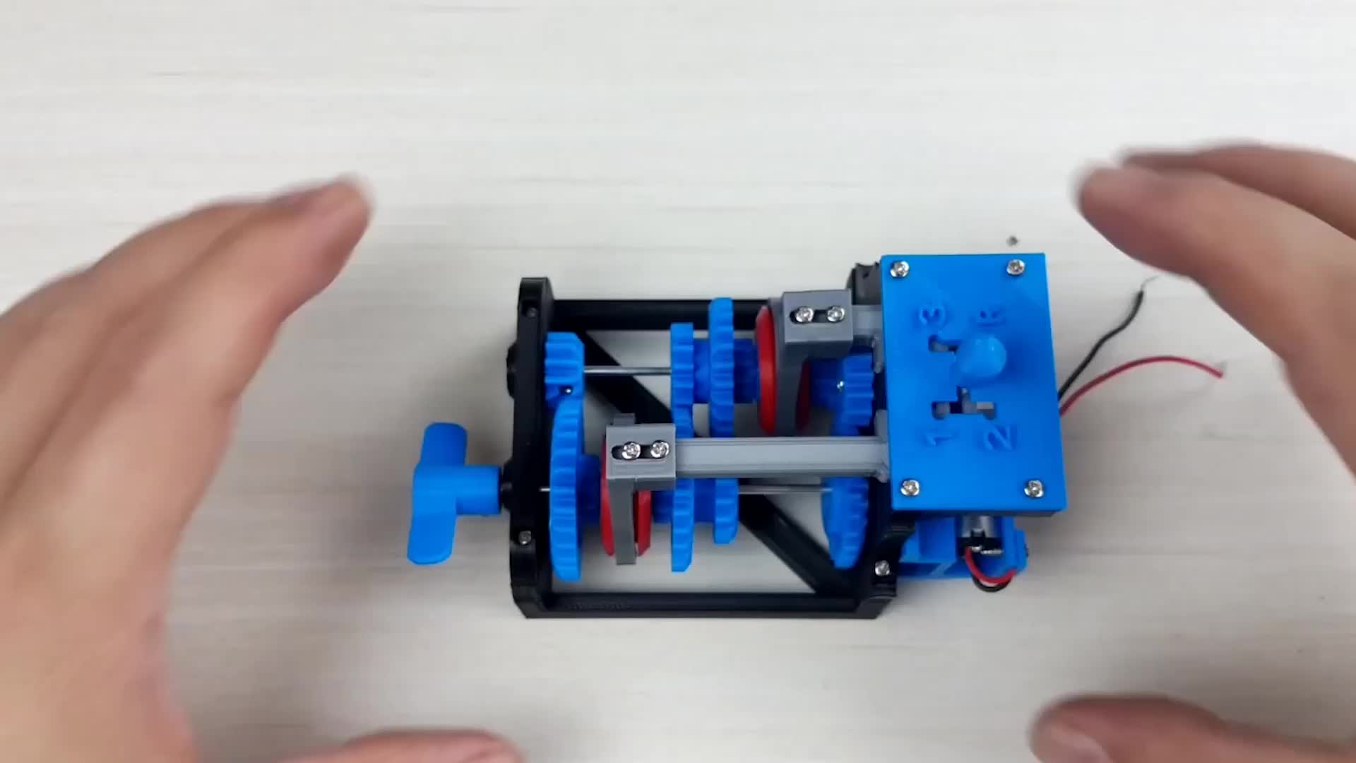 用3D打印机做出一个变速箱模型，看看手动挡汽车的机械原理是什么  #硬核拆解 