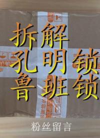 网购一套鲁班锁来拆装 脑瓜子嗡嗡的 鲁班测试儿子是否聪明的玩具