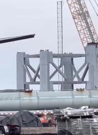 SpaceX星艦工廠迎來新的神秘大型部件，發射架第8段繼續施工