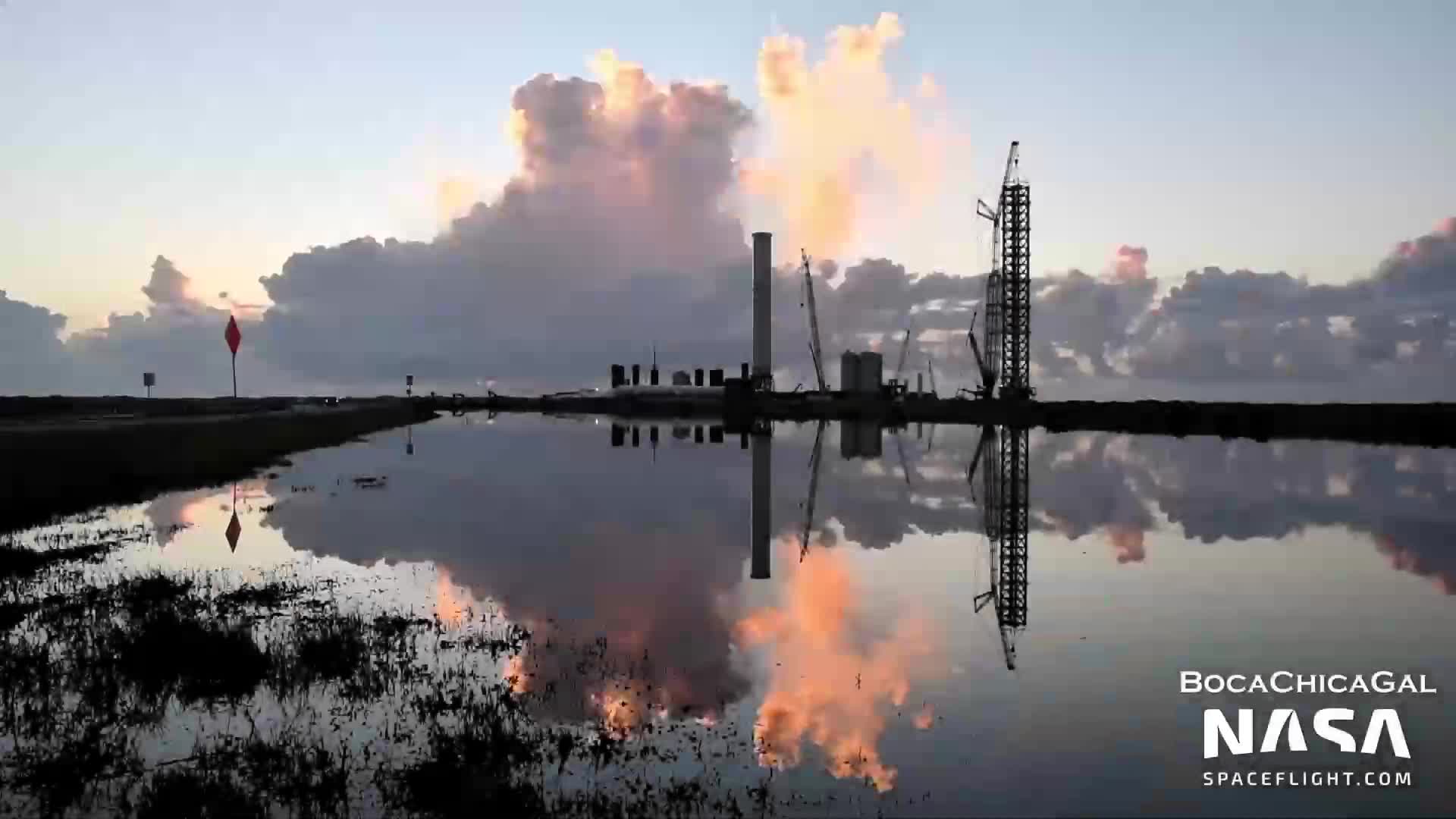 【中字浓缩】SpaceX星舰重型助推3点火测试前的一些准备，星舰20目前的状态