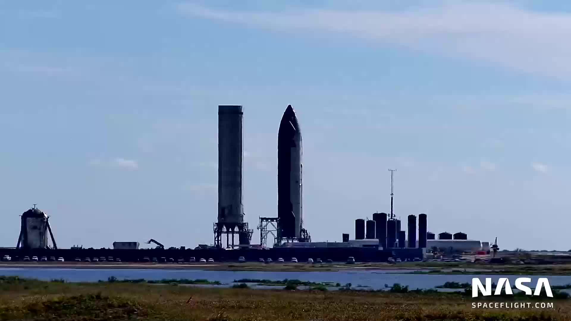 【中文浓缩】SpaceX星舰20静态点火测试多角度回放