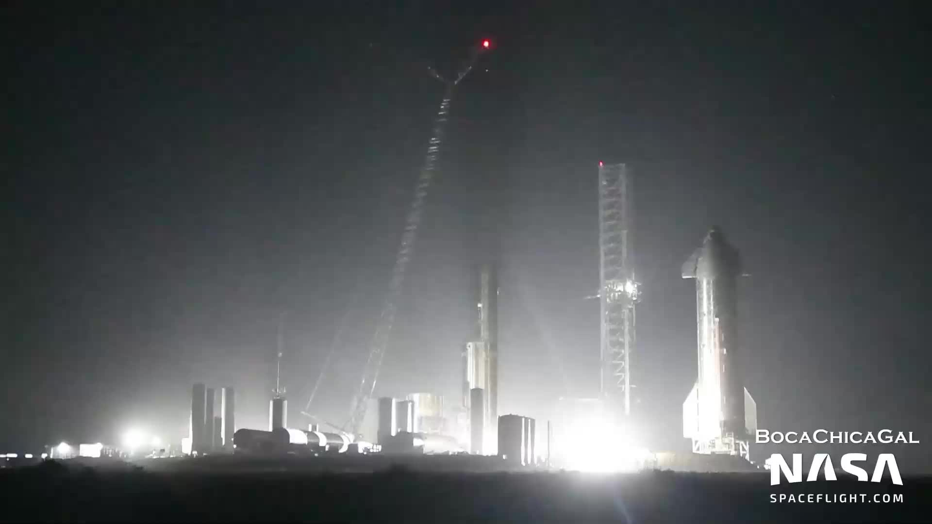 【中文浓缩】SpaceX星舰捕捉臂测试全过程，助推器3拆解接近尾声