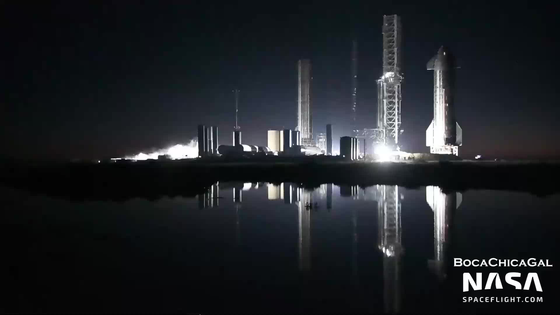 【中文浓缩】SpaceX星舰助推器4进行第三次低温测试，星舰20离开中机库