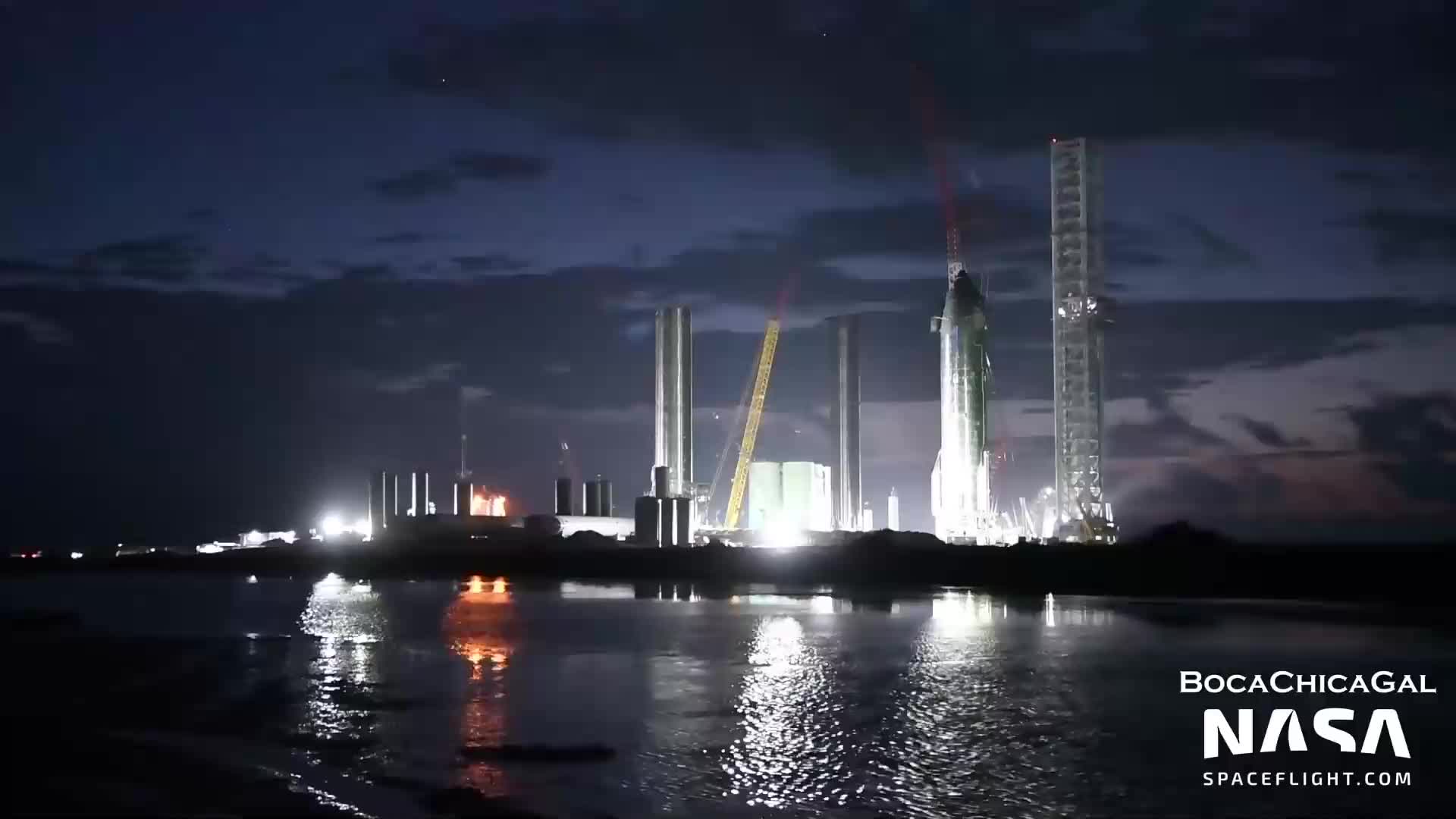 SpaceX星舰20进行第二次低温测试(1)